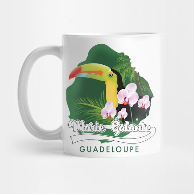 marie-galante Guadeloupe travel logo by nickemporium1